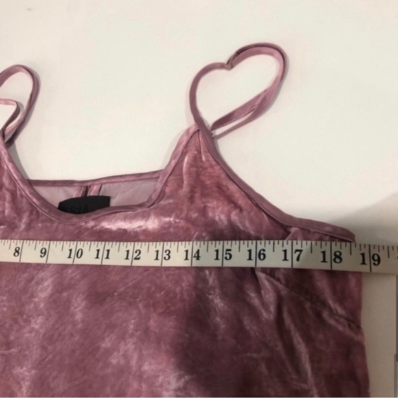 Pink Camisole Top with V-Neckline and Spaghetti Straps - Picture 12 of 15